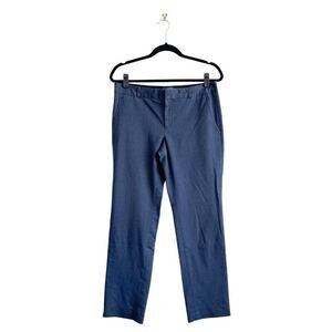 Banana Republic Womens Reegan Slim Dress Pants Slim Fit Blue Combo Size 6